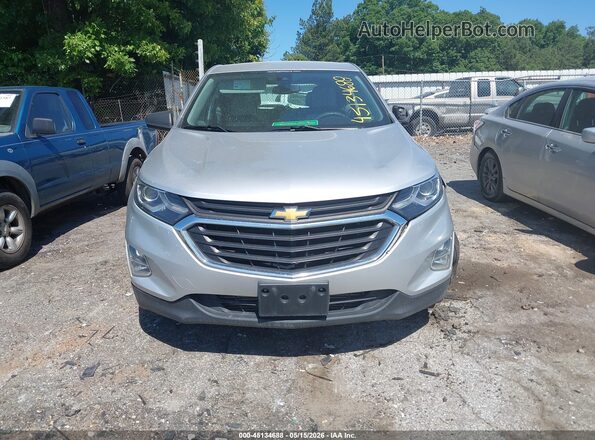 3GNAX5EV0LS710103 2020 CHEVROLET EQUINOX Silver Instrument cluster view