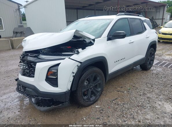 3GNAXHEG0SL285641 2025 CHEVROLET EQUINOX White წინა მარცხენა ხედი სამი მეოთხედიდან