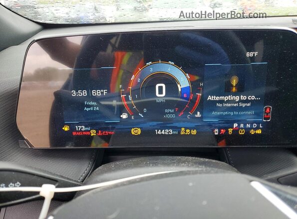 3GNAXHEG1SL282831 2025 CHEVROLET EQUINOX Blue Vista del cuadro de instrumentos