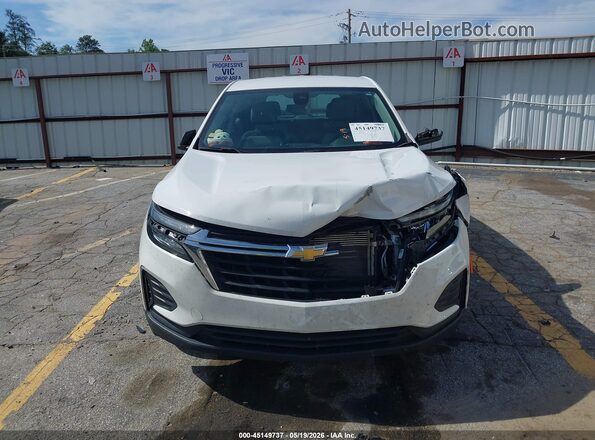 3GNAXHEG2PL178288 2023 CHEVROLET EQUINOX White Instrument cluster view
