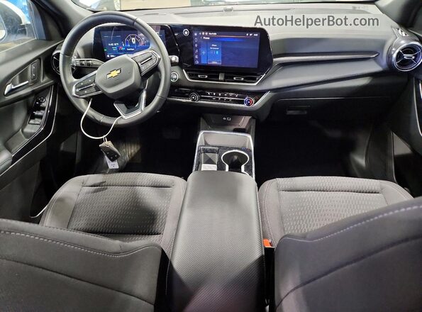 3GNAXHEG2SL316145 2025 CHEVROLET EQUINOX White Вид панелі приладів