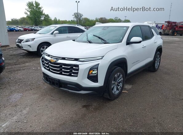 3GNAXHEG2SL318249 2025 CHEVROLET EQUINOX Белый Передняя левая четверть