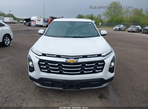 3GNAXHEG2SL318249 2025 CHEVROLET EQUINOX Белый Вид щитка приборов