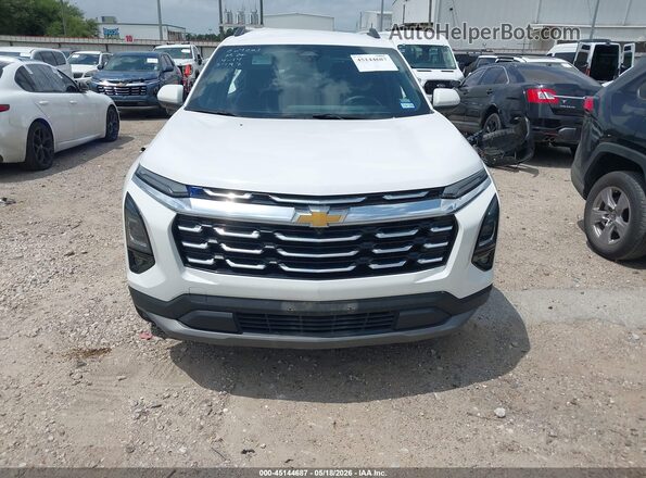 3GNAXHEG3SL183797 2025 CHEVROLET EQUINOX White Instrument cluster view
