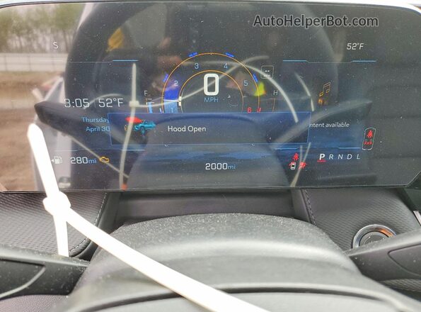3GNAXHEG5TL347956 2026 CHEVROLET EQUINOX White Widok zestawu wskaźników