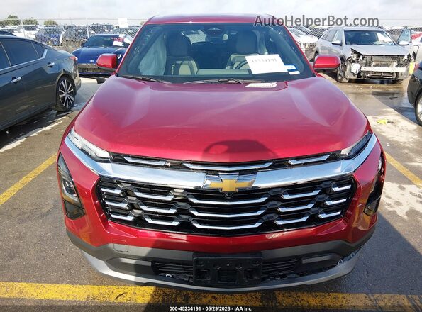 3GNAXHEG6TL211836 2026 CHEVROLET EQUINOX Red Vista del cuadro de instrumentos