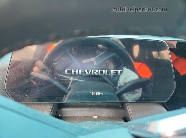 3GNAXHEG7SL100484 2025 CHEVROLET EQUINOX Blue Widok zestawu wskaźników