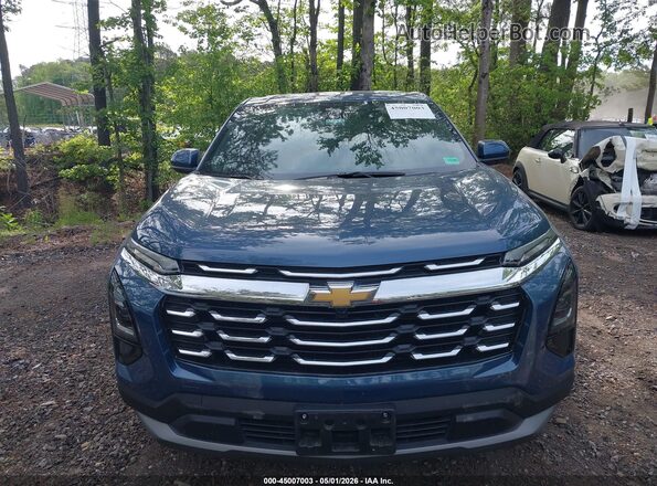 3GNAXHEG7SL212931 2025 CHEVROLET EQUINOX Blue Widok zestawu wskaźników