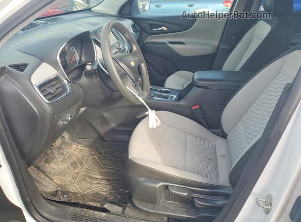 3GNAXHEV4LS671906 2020 CHEVROLET EQUINOX White წინა სალონის ხედი