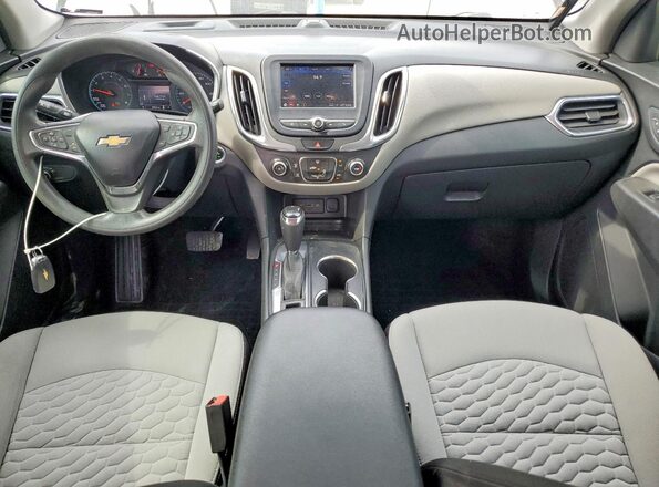 3GNAXHEV7LS733833 2020 CHEVROLET EQUINOX Black Առջևի վահանակի տեսք