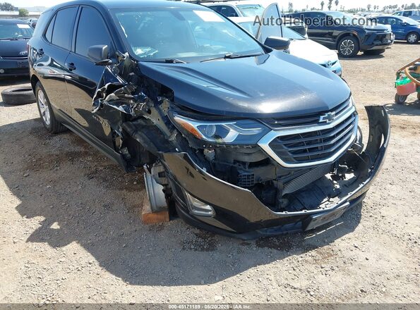 3GNAXHEV8KL199041 2019 CHEVROLET EQUINOX Black წინა ხედი