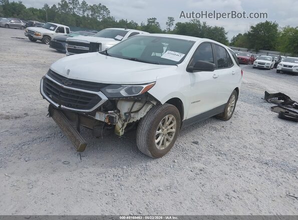 3GNAXHEV8LS550330 2020 CHEVROLET EQUINOX White წინა მარცხენა ხედი სამი მეოთხედიდან