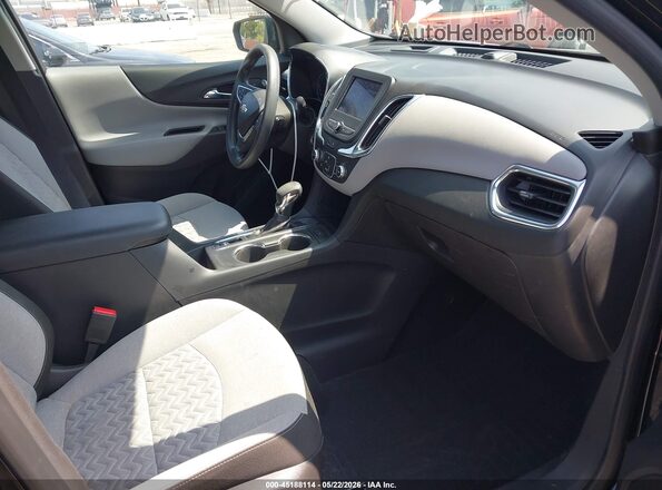 3GNAXJEG0PL214759 2023 CHEVROLET EQUINOX Black Front interior view
