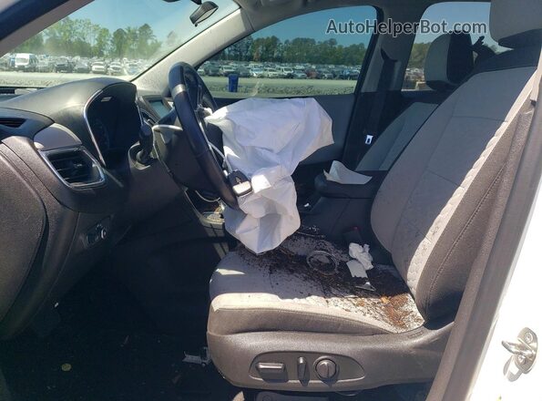 3GNAXJEV0JS623341 2018 CHEVROLET EQUINOX White Вид салону спереду