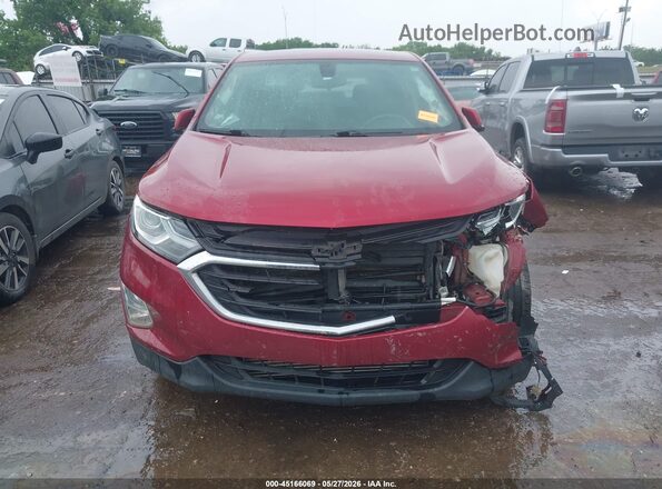 3GNAXJEV1JS611618 2018 CHEVROLET EQUINOX Red Вид щитка приладів