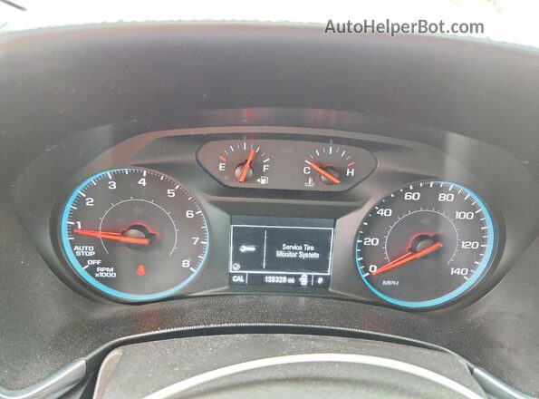 3GNAXJEV3JS502951 2018 CHEVROLET EQUINOX Burgundy Սարքավորումների վահանակի տեսք