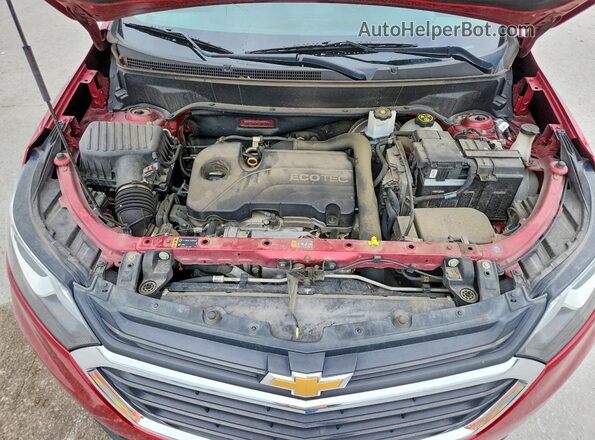 3GNAXJEV3JS502951 2018 CHEVROLET EQUINOX Burgundy Շարժիչի բաժամունքի տեսք