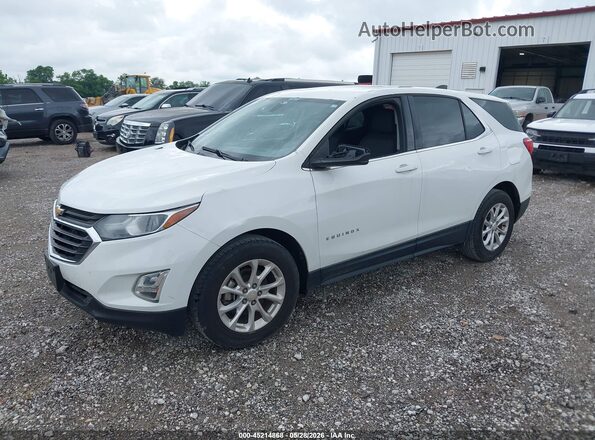 3GNAXJEV5JS545882 2018 CHEVROLET EQUINOX White წინა მარცხენა ხედი სამი მეოთხედიდან