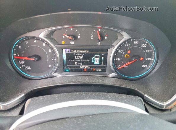 3GNAXJEV6JS501230 2018 CHEVROLET EQUINOX Серый Вид щитка приборов