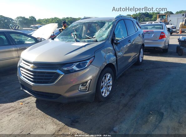 3GNAXJEVXJS583690 2018 CHEVROLET EQUINOX Champagne წინა მარცხენა ხედი სამი მეოთხედიდან
