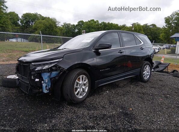 3GNAXKEG9PL219304 2023 CHEVROLET EQUINOX Черный Передняя левая четверть