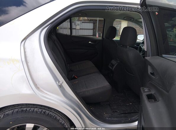 3GNAXKEV6NL198116 2022 CHEVROLET EQUINOX Silver Widok naklejki z numerem VIN