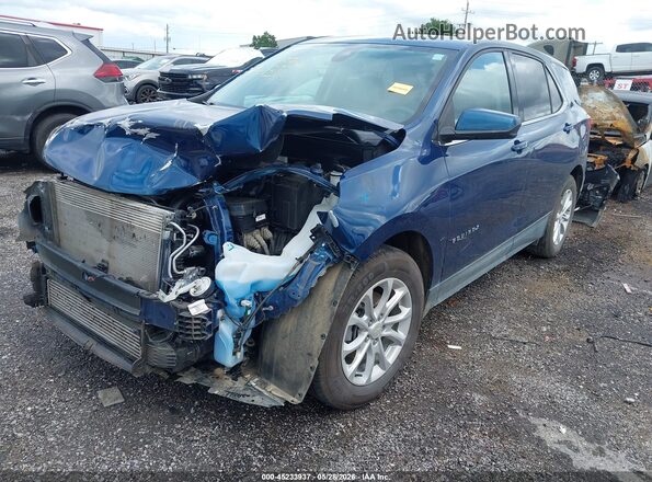 3GNAXKEVXLL262154 2020 CHEVROLET EQUINOX Blue Առջևի ձախ երեք քառորդ տեսարան