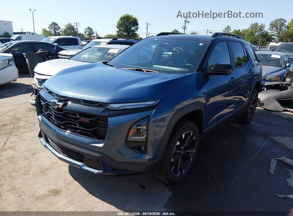 3GNAXLEG7SL120673 2025 CHEVROLET EQUINOX Blue Передня ліва чверть