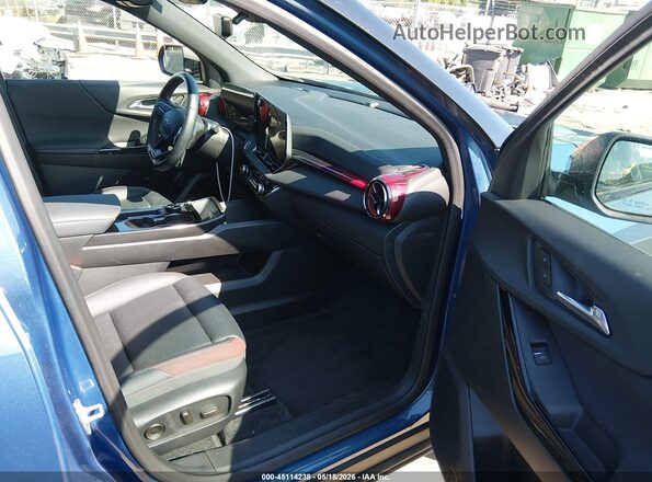 3GNAXLEG7SL120673 2025 CHEVROLET EQUINOX Blue Вид салону спереду