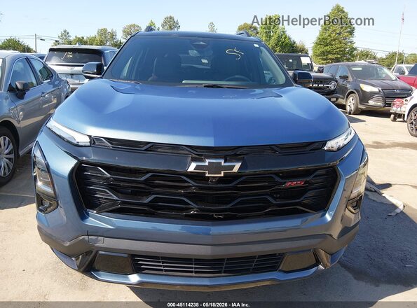 3GNAXLEG7SL120673 2025 CHEVROLET EQUINOX Blue Вид задньої частини салону