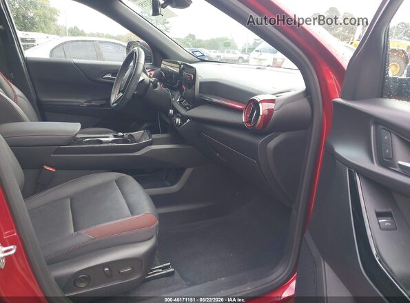3GNAXLEG9SL116995 2025 CHEVROLET EQUINOX Red Widok wnętrza z przodu