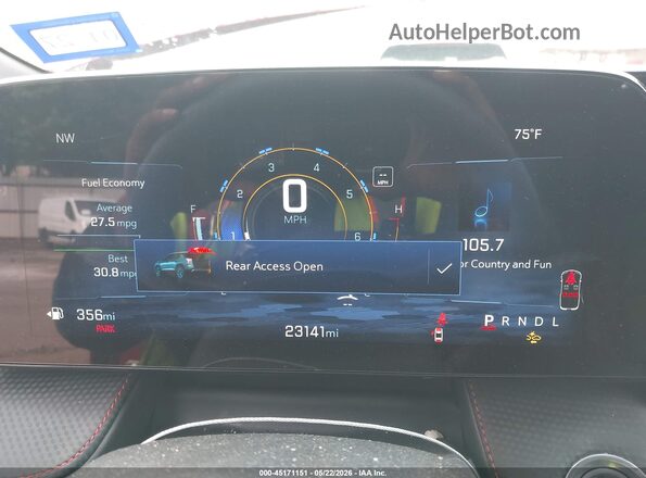 3GNAXLEG9SL116995 2025 CHEVROLET EQUINOX Red Widok tylnych siedzeń
