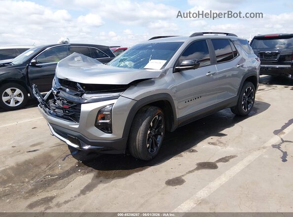 3GNAXLEG9SL160026 2025 CHEVROLET EQUINOX Silver Передня ліва чверть