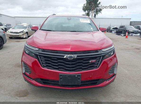 3GNAXMEG0RL328720 2024 CHEVROLET EQUINOX Red Vista interior trasera