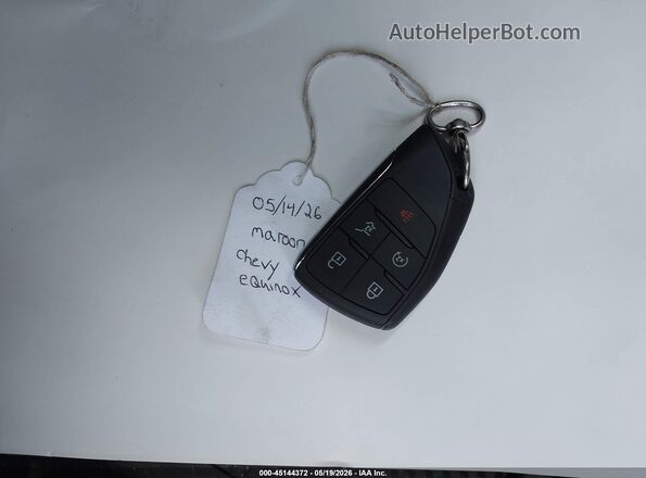 3GNAXPEG5TL159979 2026 CHEVROLET EQUINOX Maroon Widok deski rozdzielczej