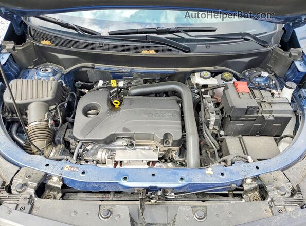 3GNAXPEG7SL247785 2025 CHEVROLET EQUINOX Blue Vista del compartimento del motor