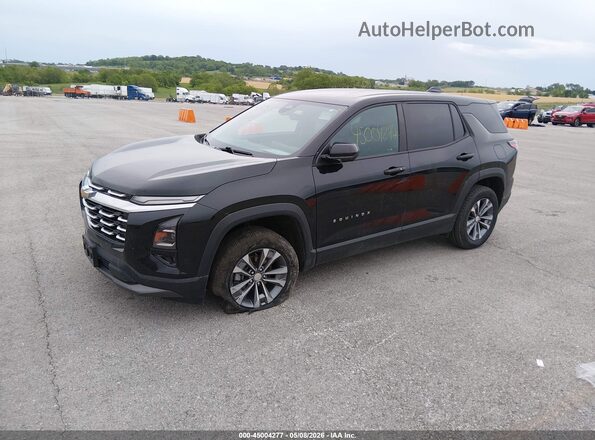 3GNAXPEG8SL156282 2025 CHEVROLET EQUINOX Black Передня ліва чверть