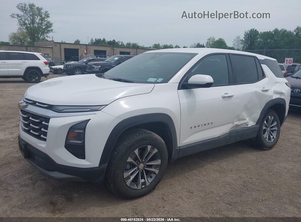 3GNAXPEG8TL148412 2026 CHEVROLET EQUINOX White წინა მარცხენა ხედი სამი მეოთხედიდან
