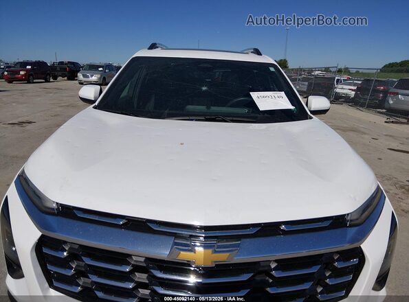 3GNAXPEGXSL106869 2025 CHEVROLET EQUINOX White Вид спереду