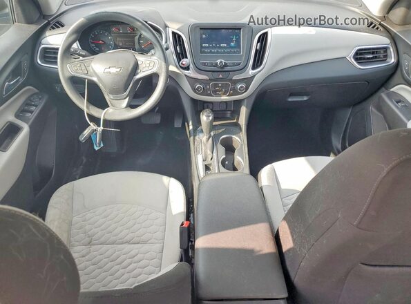 3GNAXREV3JL291839 2018 CHEVROLET EQUINOX Blue Вид панелі приладів