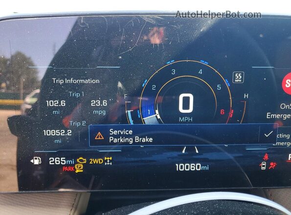 3GNAXSEG5SL257122 2025 CHEVROLET EQUINOX Red Вид щитка приладів