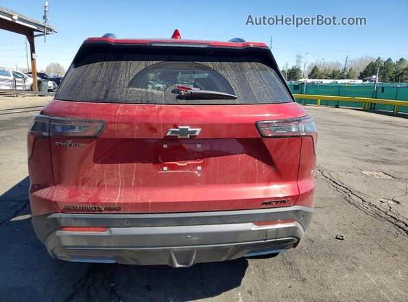 3GNAXSEG5SL257122 2025 CHEVROLET EQUINOX Red Вид ззаду