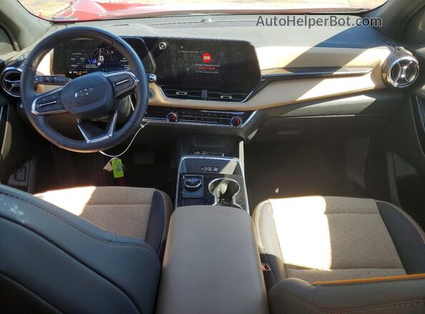 3GNAXSEG5SL257122 2025 CHEVROLET EQUINOX Red Вид панелі приладів