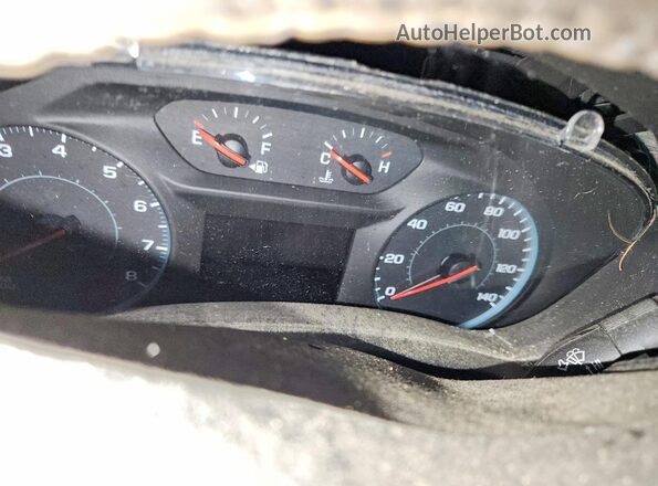 3GNAXSEV1JS607140 2018 CHEVROLET EQUINOX Gray Вид щитка приладів