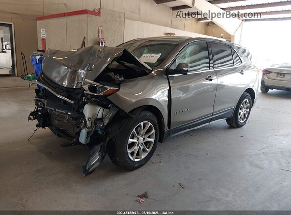 3GNAXSEV2JS534893 2018 CHEVROLET EQUINOX Gray წინა მარცხენა ხედი სამი მეოთხედიდან