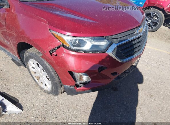 3GNAXSEV2JS572978 2018 CHEVROLET EQUINOX Red Vista frontal