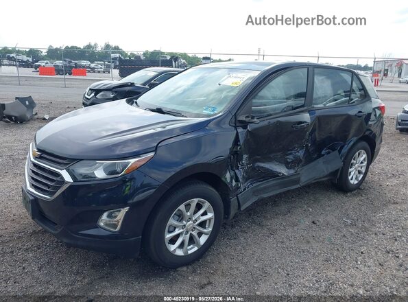3GNAXSEV2LS702275 2020 CHEVROLET EQUINOX Blue Передня ліва чверть