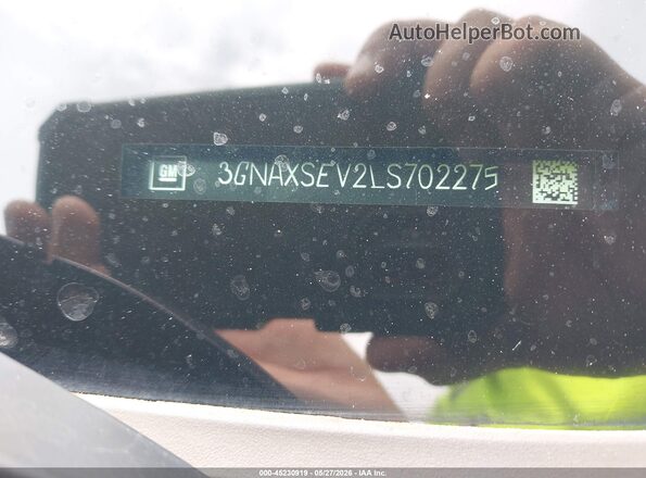 3GNAXSEV2LS702275 2020 CHEVROLET EQUINOX Blue Вид підкапотного простору