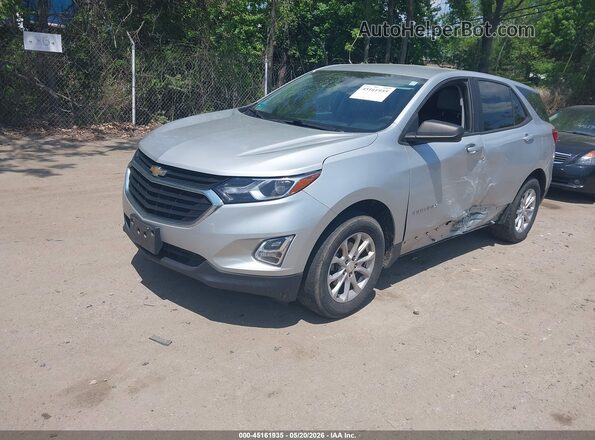 3GNAXSEV2MS135535 2021 CHEVROLET EQUINOX Серебряный Передняя левая четверть