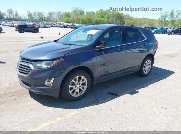 3GNAXSEV7JS525347 2018 CHEVROLET EQUINOX Blue Передня ліва чверть